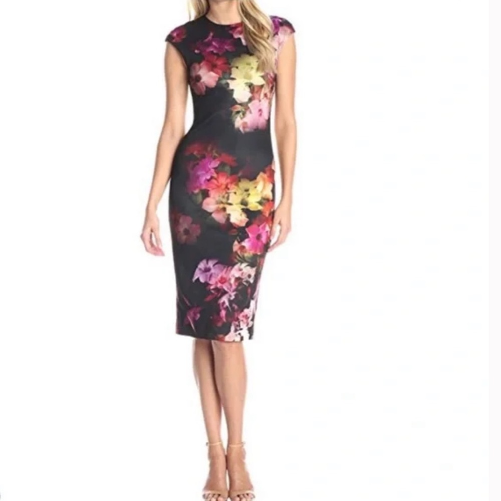 Ted Baker Catina Cascading Floral Sheath Dress
